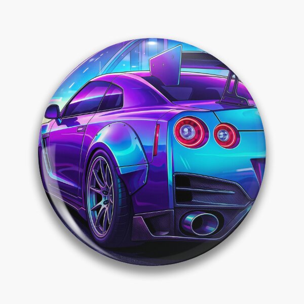 Item preview, Cyberpunk Neon Cloud Highway Widebody Track Weapon Street Racing designed and sold by RevUpDesign.