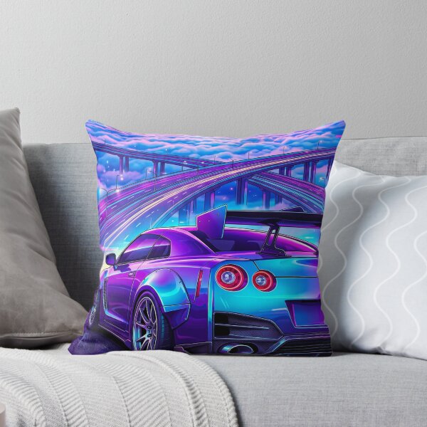 Item preview, Cyberpunk Neon Cloud Highway Widebody Track Weapon Street Racing designed and sold by RevUpDesign.