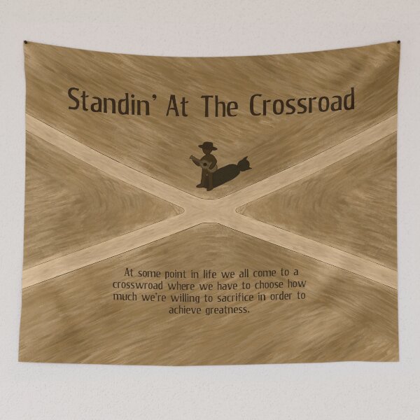 Item preview, Devil’s Crossroad (Standin’ At The Crossroad) designed and sold by SarahJosArt.