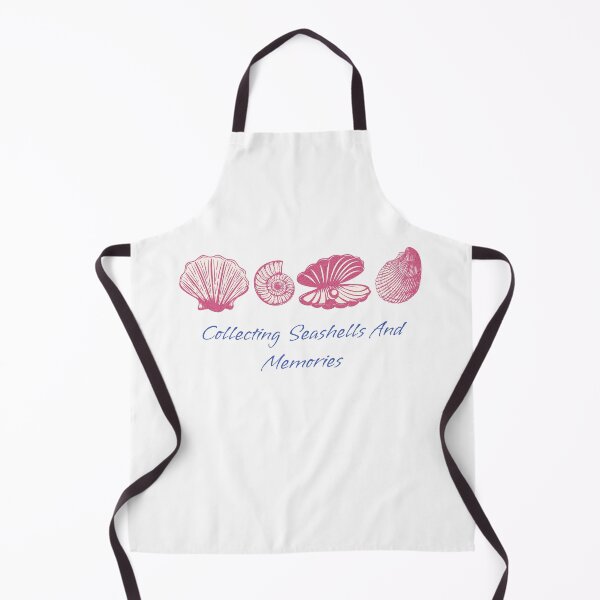 Item preview, Collecting Seashells and Memories Coastal Beach Design designed and sold by PrintandJoy.