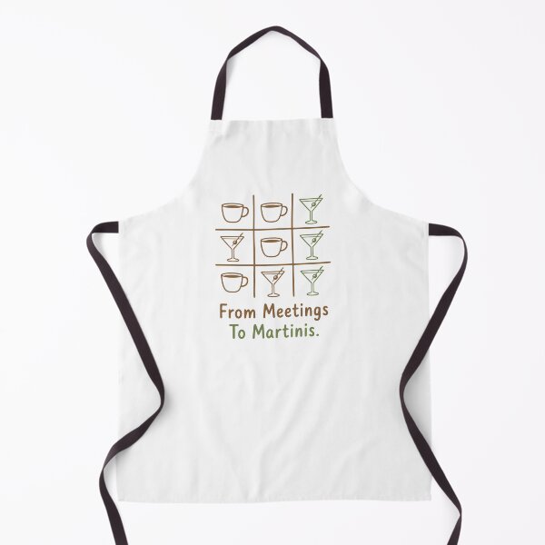 Item preview, From Meetings to Martinis Funny Coffee and Martini Tic Tac Toe Design designed and sold by artCreativeColony.
