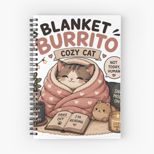 Item preview, Blanket Burrito Kitty Bliss Sticker  designed and sold by Designertanya.
