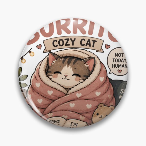 Item preview, Blanket Burrito Kitty Bliss Sticker  designed and sold by Designertanya.