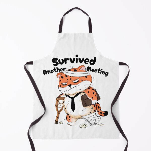 Item preview, Survived Another Work Meeting Leopard designed and sold by Moody Critters.