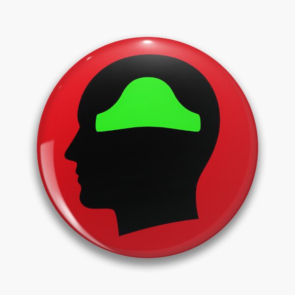Item preview, The Napoleon Effect - Overcompensating Mind - Black Head  Logo designed and sold by PERSPECTIVERED.