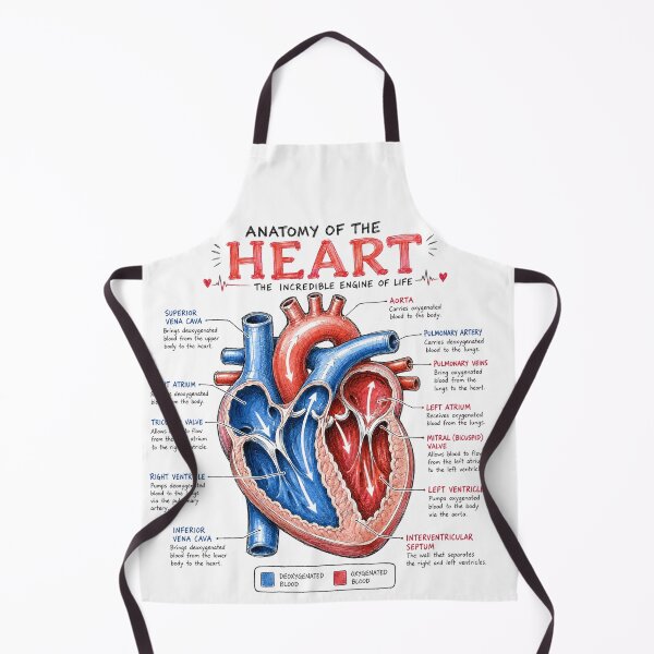 Item preview, Human Heart Anatomy Design designed and sold by Ink Matrix.