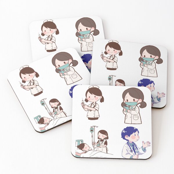 Item preview, Cute Nurse & Doctor Cartoon Clipart | Medical Staff  designed and sold by A to Z.