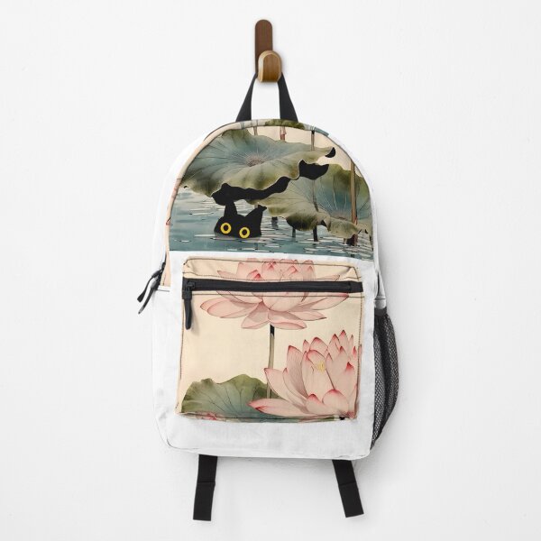 Item preview, Cat Print Koson Lotus designed and sold by PurrfectHome.