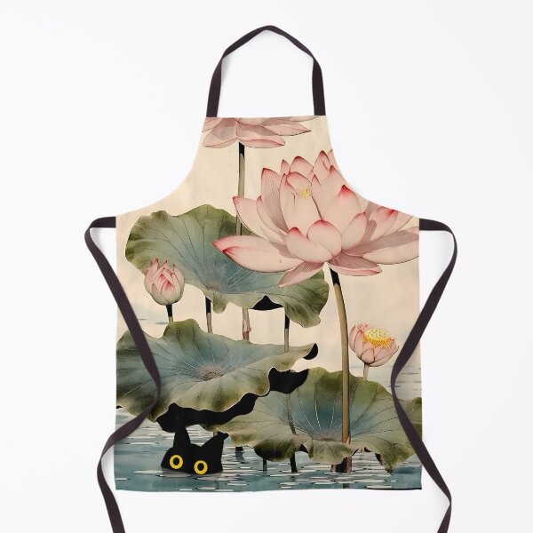 Item preview, Cat Print Koson Lotus designed and sold by PurrfectHome.