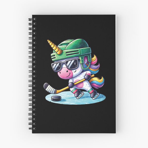 Item preview, Cute Unicorn Playing Ice Hockey Cute Rainbow Art for Girls designed and sold by ayion.