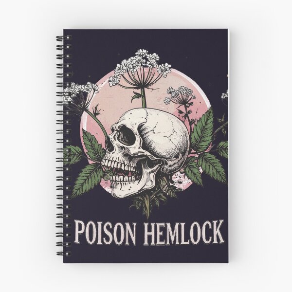 Item preview, Botanical death, hemlock with skull designed and sold by LiskoDesign.