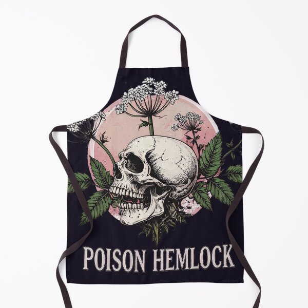 Item preview, Botanical death, hemlock with skull designed and sold by LiskoDesign.
