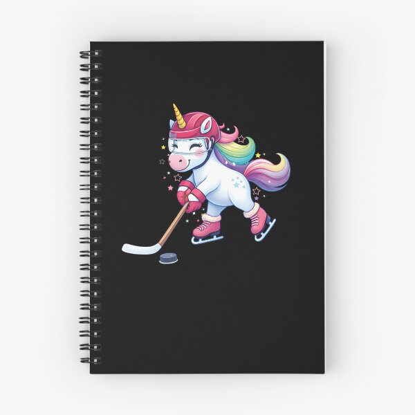 Item preview, Funny Unicorn Playing Ice Hockey Cute Rainbow Art Gift for Kids designed and sold by ayion.