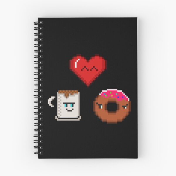 Item preview, Coffee and Donut Love Duo Retro designed and sold by RetroRlx.