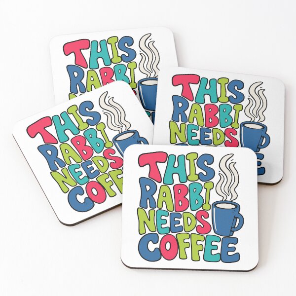 Item preview, Rabbi Needs Coffee - Gift for a Rabbi designed and sold by Amber Dove Studio.