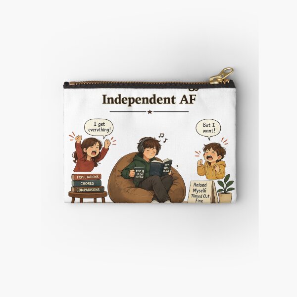 Item preview, Middle Child Energy Independent AF Raised Myself Funny Sibling Humor Design designed and sold by irfanshikh.