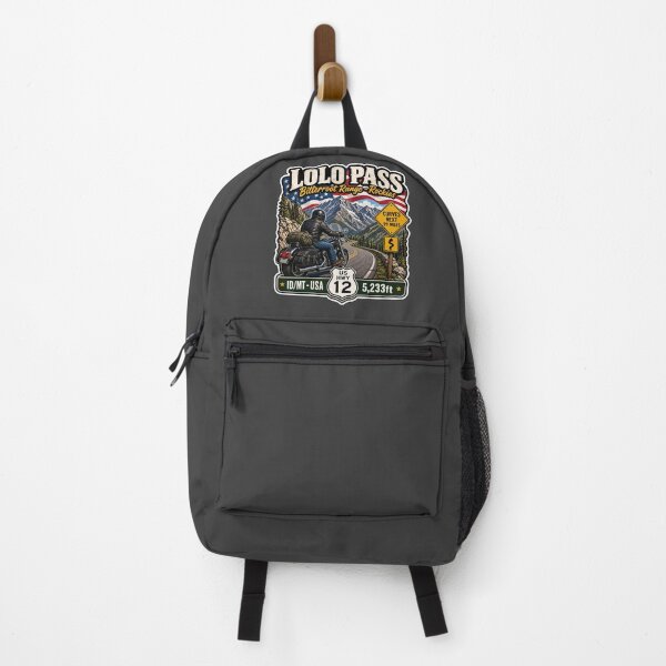 Item preview, Lolo Pass Idaho, Montana Rocky Mountains Motorcycle Sticker TShirt 03 designed and sold by OuterShellUK.