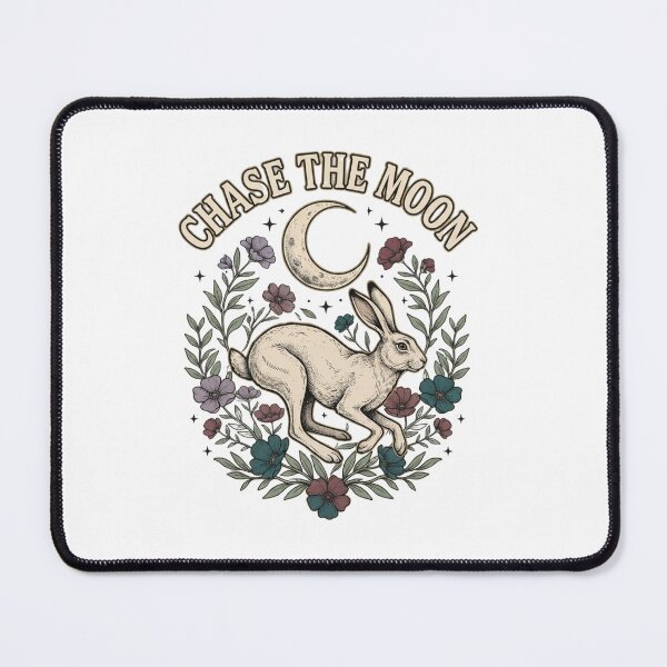 Item preview, Chase the Moon Celestial Hare and Wildflowers designed and sold by GoofyShopp.