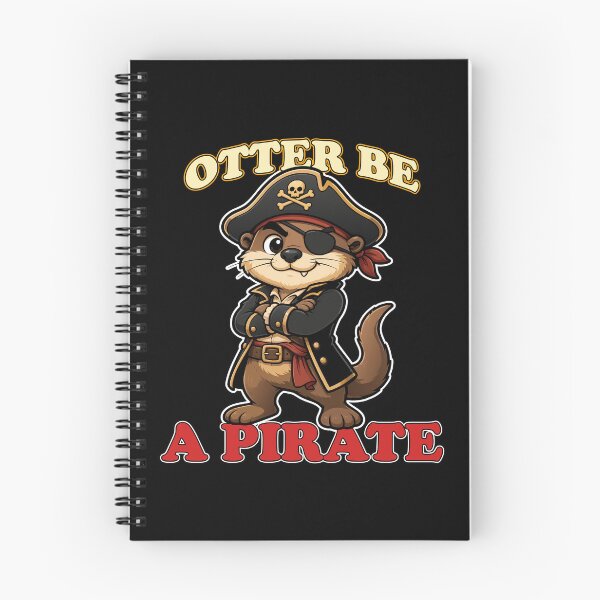 Item preview, Otter Be a Pirate Funny Otter Mascot Captain Otterbeard designed and sold by Karma Design.