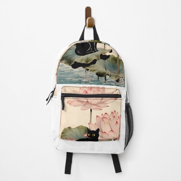 Item preview, Cat Print Koson Lotus designed and sold by PurrfectHome.