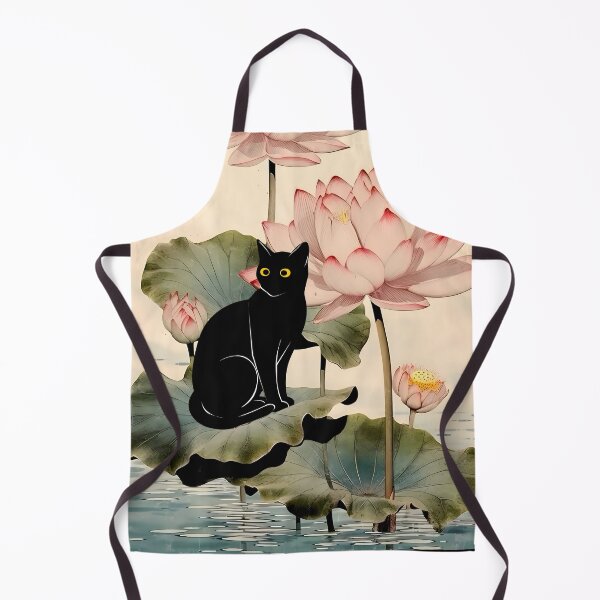 Item preview, Cat Print Koson Lotus designed and sold by PurrfectHome.
