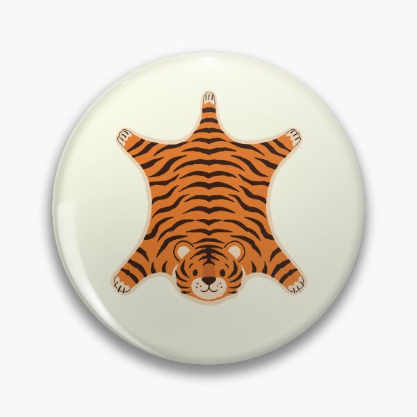 Item preview, Tiger Hide Style Cute Wildlife Art designed and sold by Retro Street Studios.