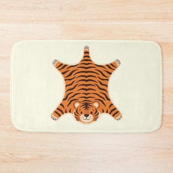 Item preview, Tiger Hide Style Cute Wildlife Art designed and sold by Retro Street Studios.