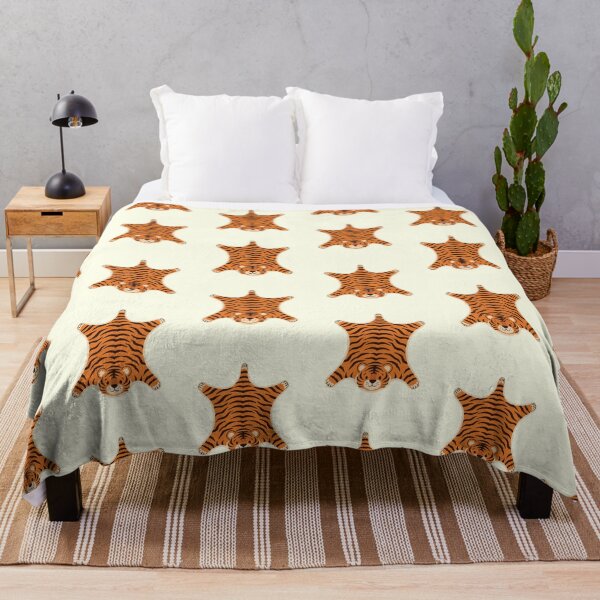Item preview, Tiger Hide Style Cute Wildlife Art designed and sold by Retro Street Studios.