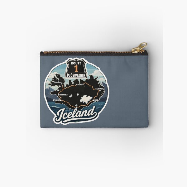 Item preview, Iceland Ring Road Route 1 Motorcycle Sticker TShirt 07 designed and sold by OuterShellUK.