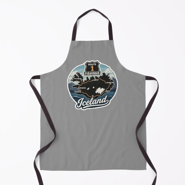 Item preview, Iceland Ring Road Route 1 Motorcycle Sticker TShirt 07 designed and sold by OuterShellUK.