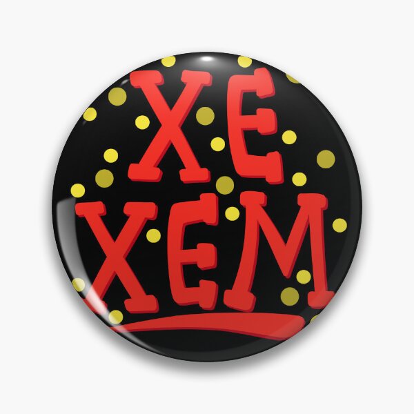 Item preview, Game show host inspired XE XEM pronouns designed and sold by KingMiles1991.