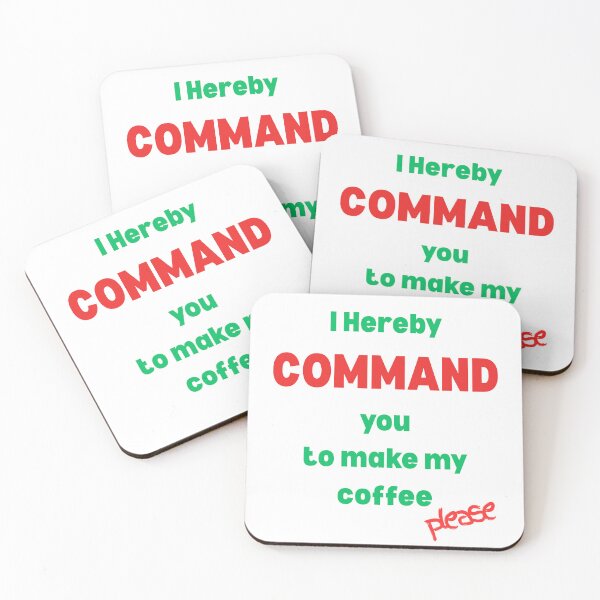 Item preview, I Hereby Command you to make my coffee designed and sold by AndysTeeShop.