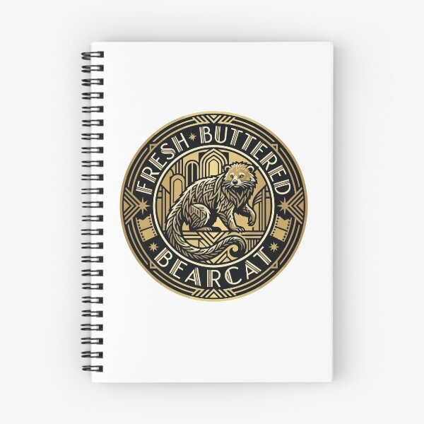 Item preview, Art Deco Binturong Fresh Buttered Bearcat Popcorn Logo designed and sold by Arc2020.