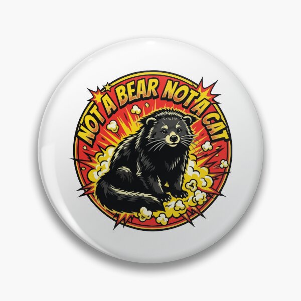 Item preview, Pop Art Binturong Not A Bear Not A Cat Movie Emblem designed and sold by Arc2020.