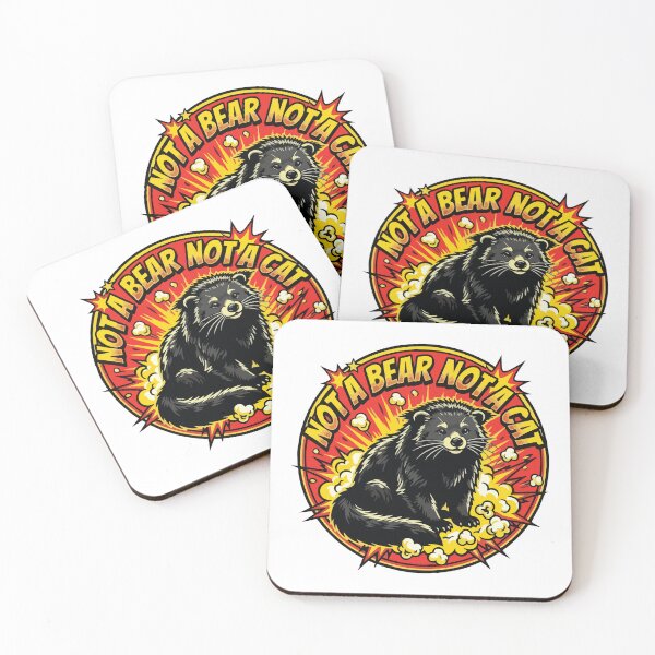Item preview, Pop Art Binturong Not A Bear Not A Cat Movie Emblem designed and sold by Arc2020.