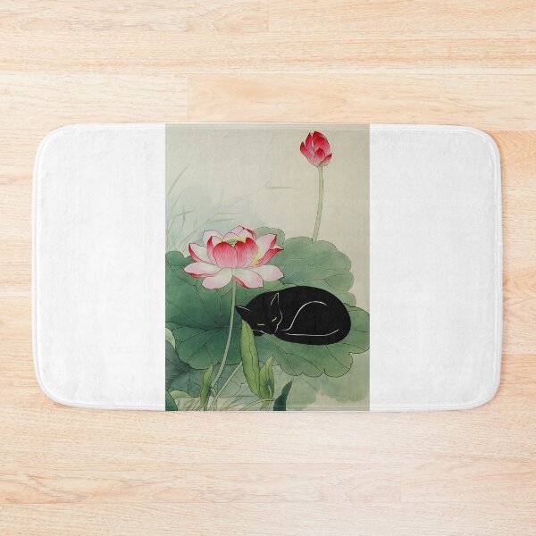 Item preview, Cat Print Koson Lotus designed and sold by PurrfectHome.
