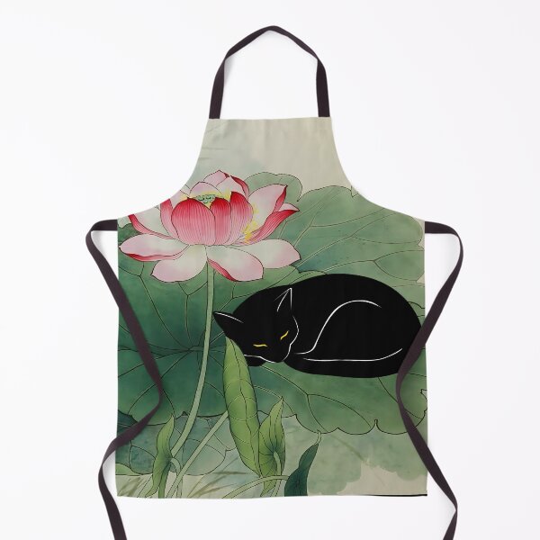 Item preview, Cat Print Koson Lotus designed and sold by PurrfectHome.