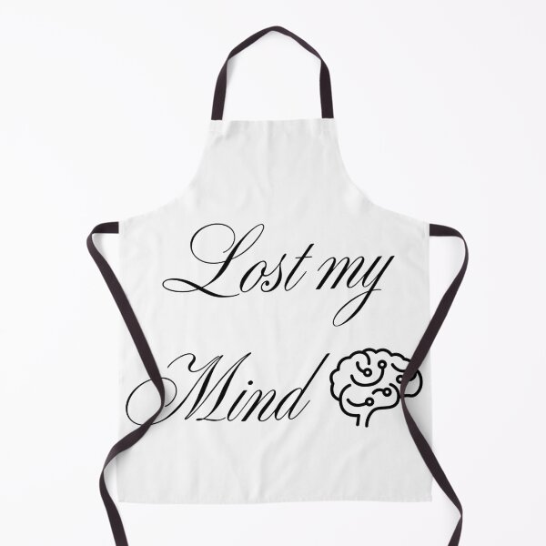 Item preview, Lost My Mind Typography | Funny Sarcastic Design designed and sold by A to Z.