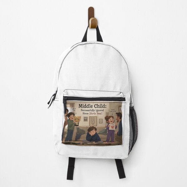 Item preview, Middle Child Successfully Ignored Since Birth Year Funny Family Humor Design designed and sold by irfanshikh.