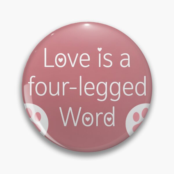 Item preview, Dog Mom Dad Love Is A Four Legged Word Pet Owner Essential T-Shirt designed and sold by Badriiiii.