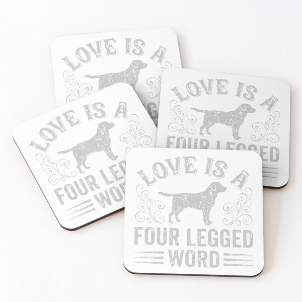Item preview, Dog Mom Dad Love Is A Four Legged Word Pet Owner Gift Essential T-Shirt designed and sold by KTY-NUSS.