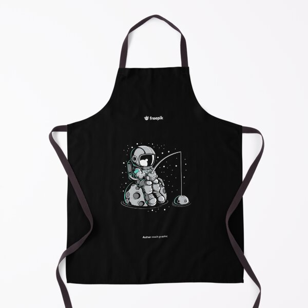 Item preview, Cute Astronaut Sitting on Moon Fishing designed and sold by Nambypamby445.