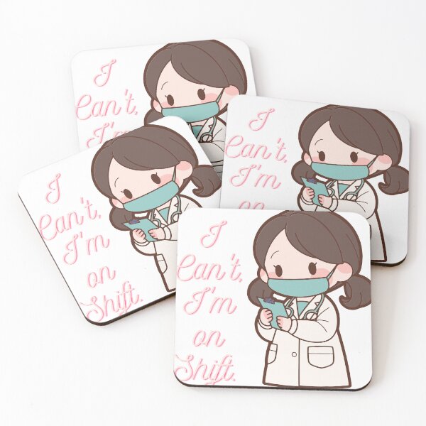 Item preview, I Can't, I'm on Shift | Funny Nurse & Healthcare Quote designed and sold by A to Z.