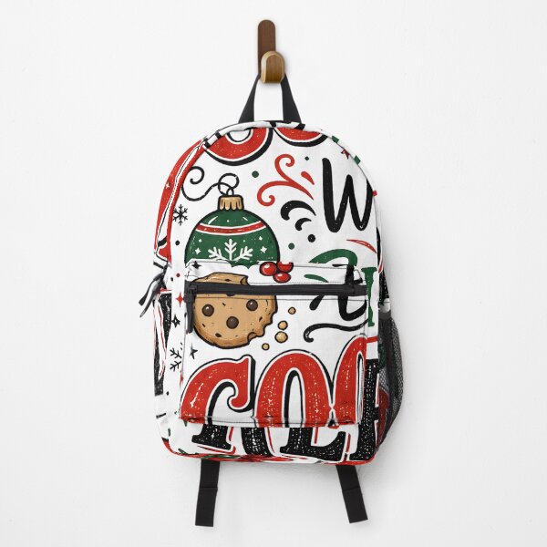 Item preview, Eat Cookies Wrap Gifts Repeat Funny Christmas Typography Retro Holiday Design designed and sold by MAD's Recreation Studio.