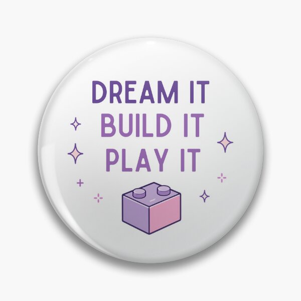 Item preview, Dream it, Buildit, play it  designed and sold by Tideflowerstudio.