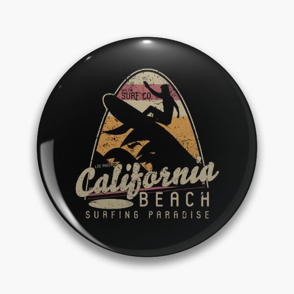 Item preview, California Beach: Vintage Surf Paradise designed and sold by StickerAndLove.