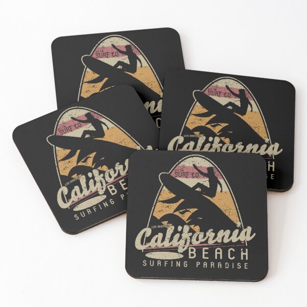 Item preview, California Beach: Vintage Surf Paradise designed and sold by StickerAndLove.