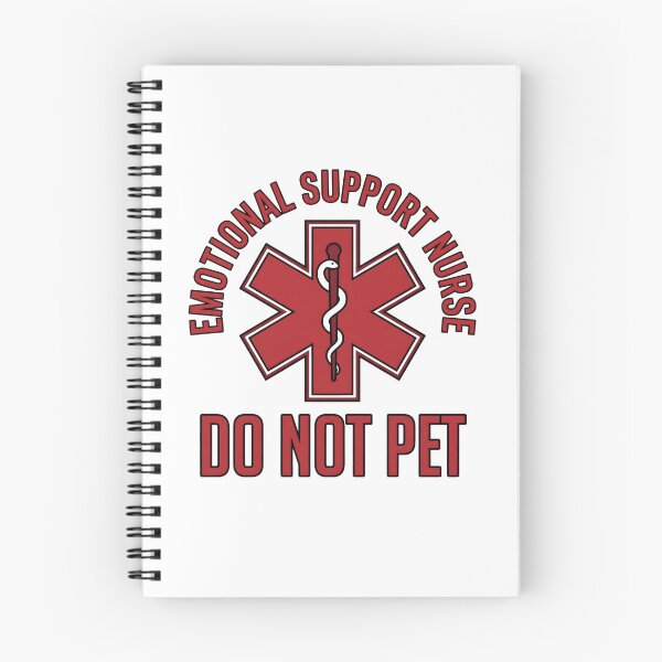 Item preview, Emotional Support Nurse Do Not Pet Funny Nursing T-Shirt designed and sold by StickerNestYou.