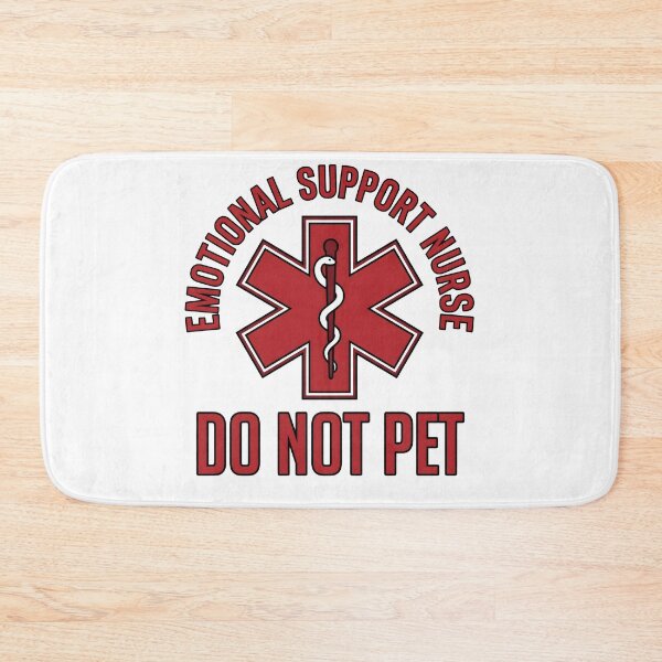 Item preview, Emotional Support Nurse Do Not Pet Funny Nursing T-Shirt designed and sold by StickerNestYou.