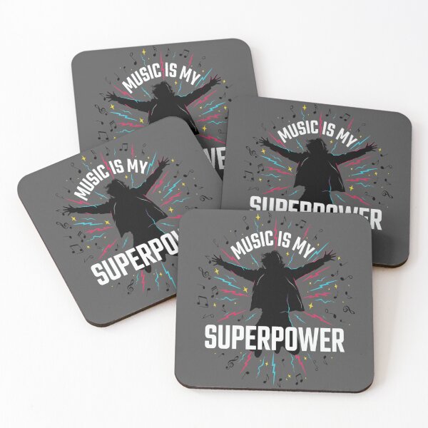 Item preview, Music Is My Superpower – Superhero Lightning Music Design designed and sold by Midnight Veil Designs.